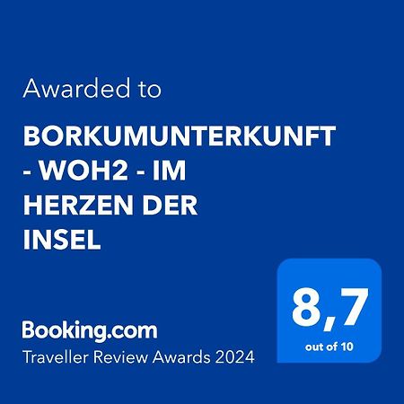 Borkumunterkunft - Woh2 - Im Herzen Der Insel Экстерьер фото